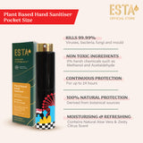 ESTA GPSS Exclusive Pocket Hand Sanitiser 15ml [Twin Pack]