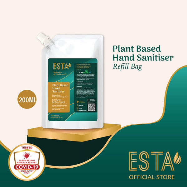 ESTA Eco-friendly Hand Sanitiser Refill Bag 200ml